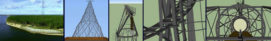 Schuchow-Mast an der Oka